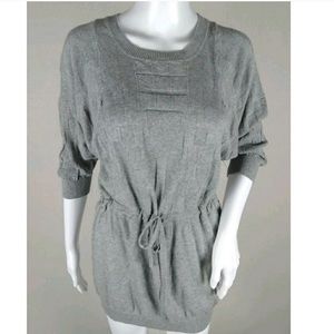 Armani Exchange tie-waist tunic sweater - Reposh